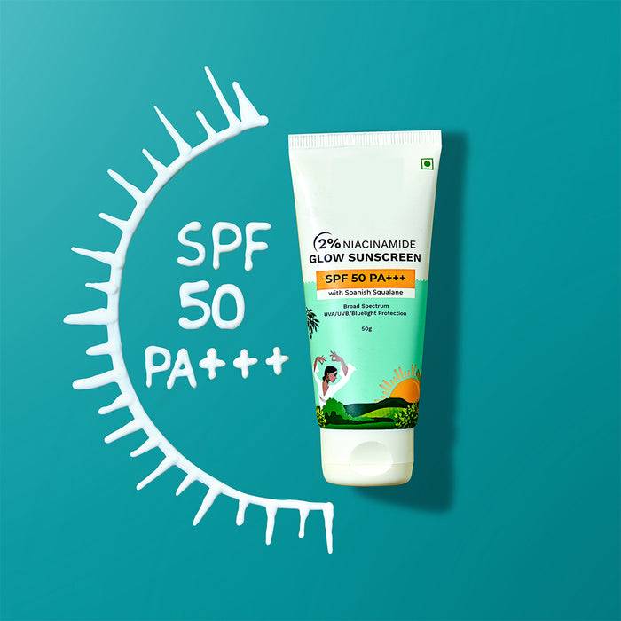 2% Niacinamide Glow Sunscreen SPF 50 PA+++