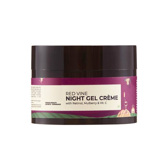 Red Vine Night Gel Crème with Retinol, Mulberry & Vit. C