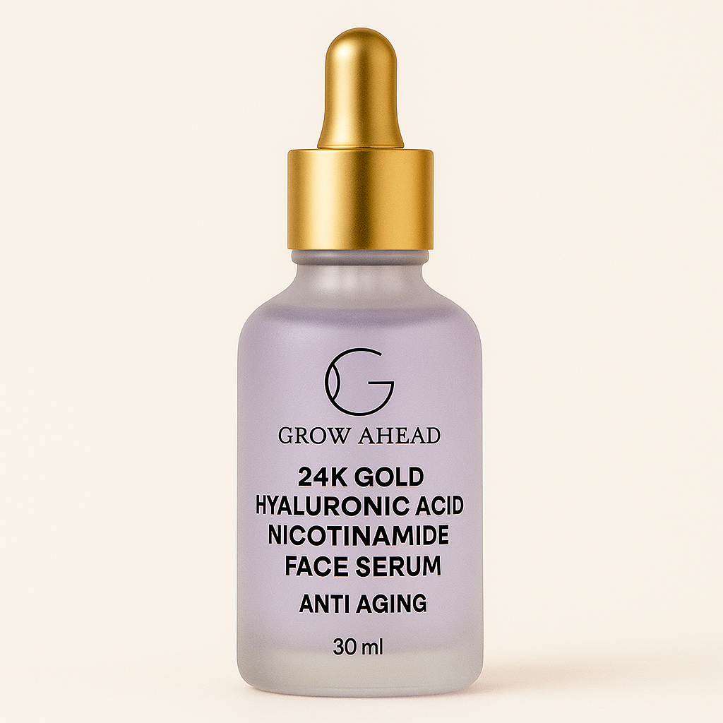 100ml 24k Gold Hyaluronic Acid Nicotinamide Face Serum Anti Aging Facial Lifting Collagen Essence Skin Care Whitening Serum