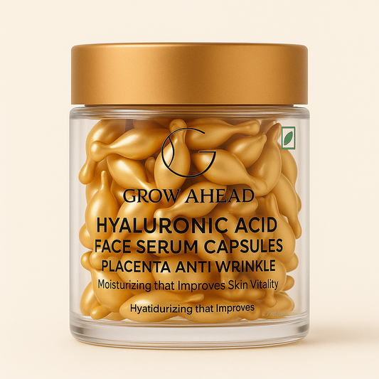 20/30Pcs Hyaluronic Acid Face Serum Capsules Placenta Anti Wrinkle Moisturizer Improves Skin Vitality Facial Skin Care Products