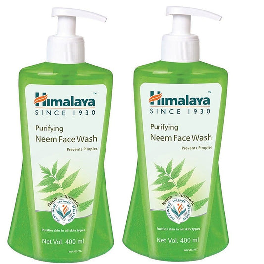Himalaya Herbals Purifying Neem Face Wash, 200ml & Purifying Neem Face Wash, 400 ml