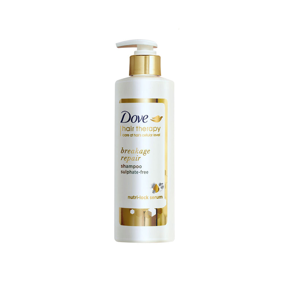 Dove Hair Therapy Breakage Repair Shampoo Sulphate and Parabens free With Nutri-Lock Serum