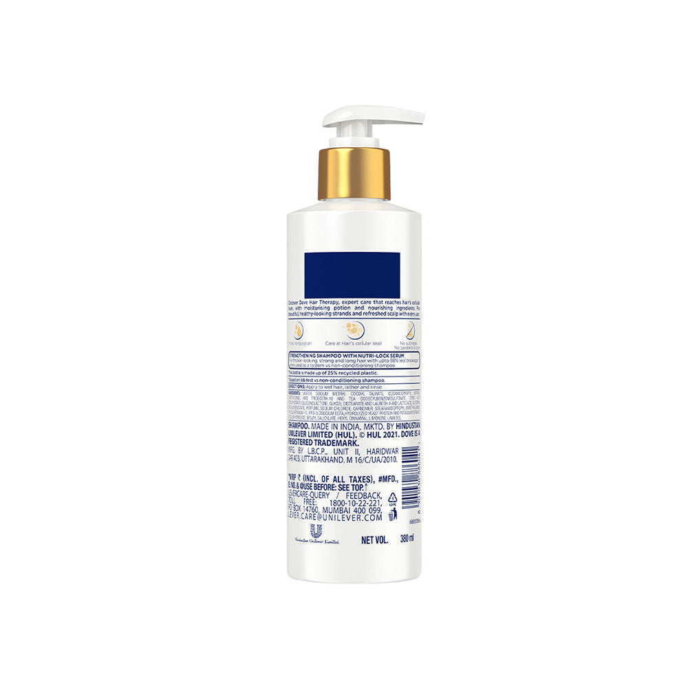 Dove Hair Therapy Breakage Repair Shampoo Sulphate and Parabens free With Nutri-Lock Serum