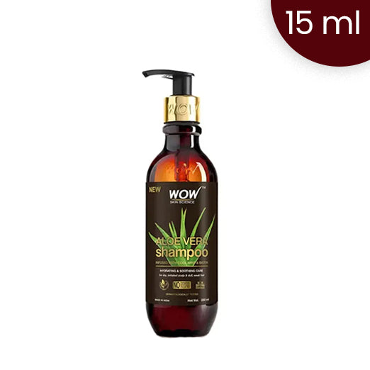 WOW Aloe vera Shampoo, 15ml